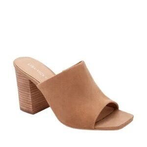 Lisa Vicky Virtue Sandal Mules in Cognac Size 9 NWOB